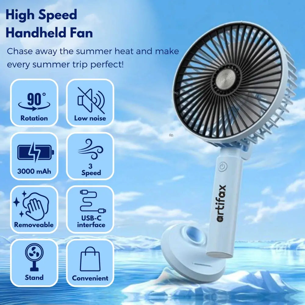 ART-B-3 Rechargeable Portable Fan