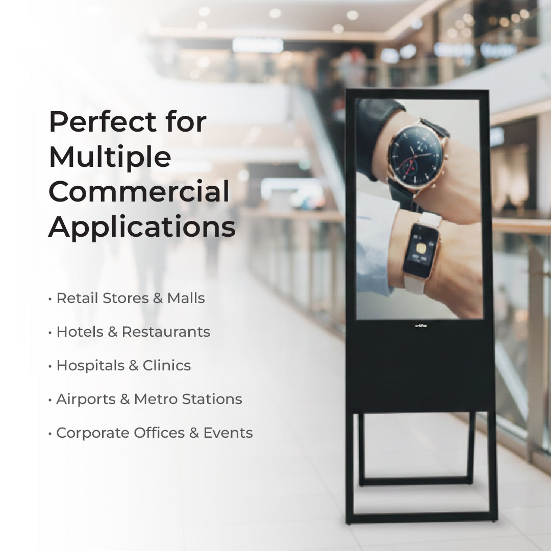 ART Signage 32″ / 43″ / 55″ A-Type Floor Mount Non-Touch DSS A9 2GB/16GB
