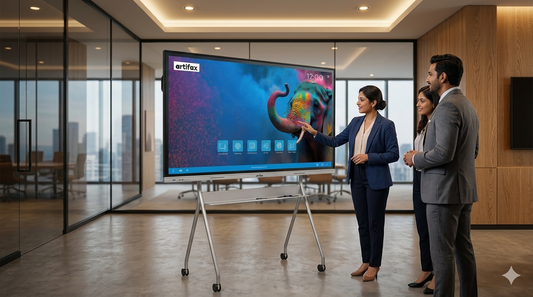 Reimagine Smart Workspaces with the Artifax ART Board L-V100 55″ AiO Computer 🚀