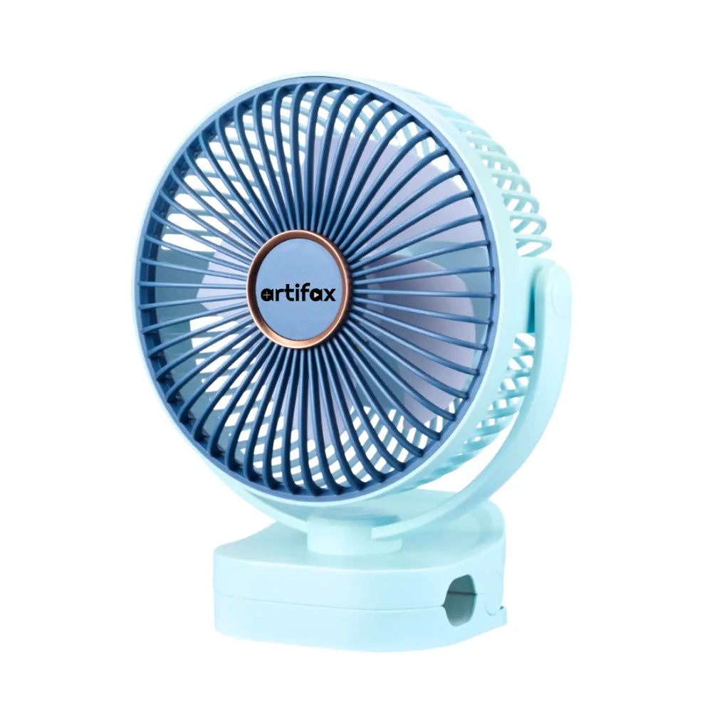 Artifax Portable Rechargeable Clip Fan My Store