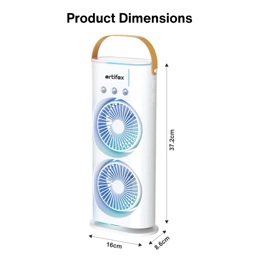 ART-BM-2 Rechargeable Double Mist Fan