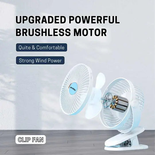 ART-B-5 Portable Rechargeable Clip Fan