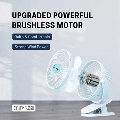 ART-B-5 Portable Rechargeable Clip Fan