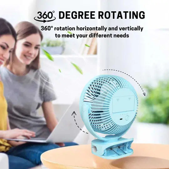 ART-B-5 Portable Rechargeable Clip Fan
