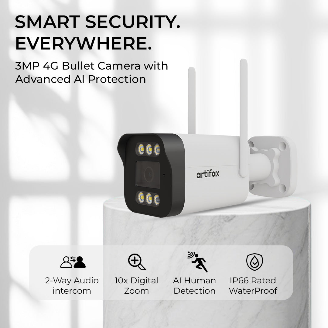 Artifax 3MP 4G Bullet All-Time Color Camera