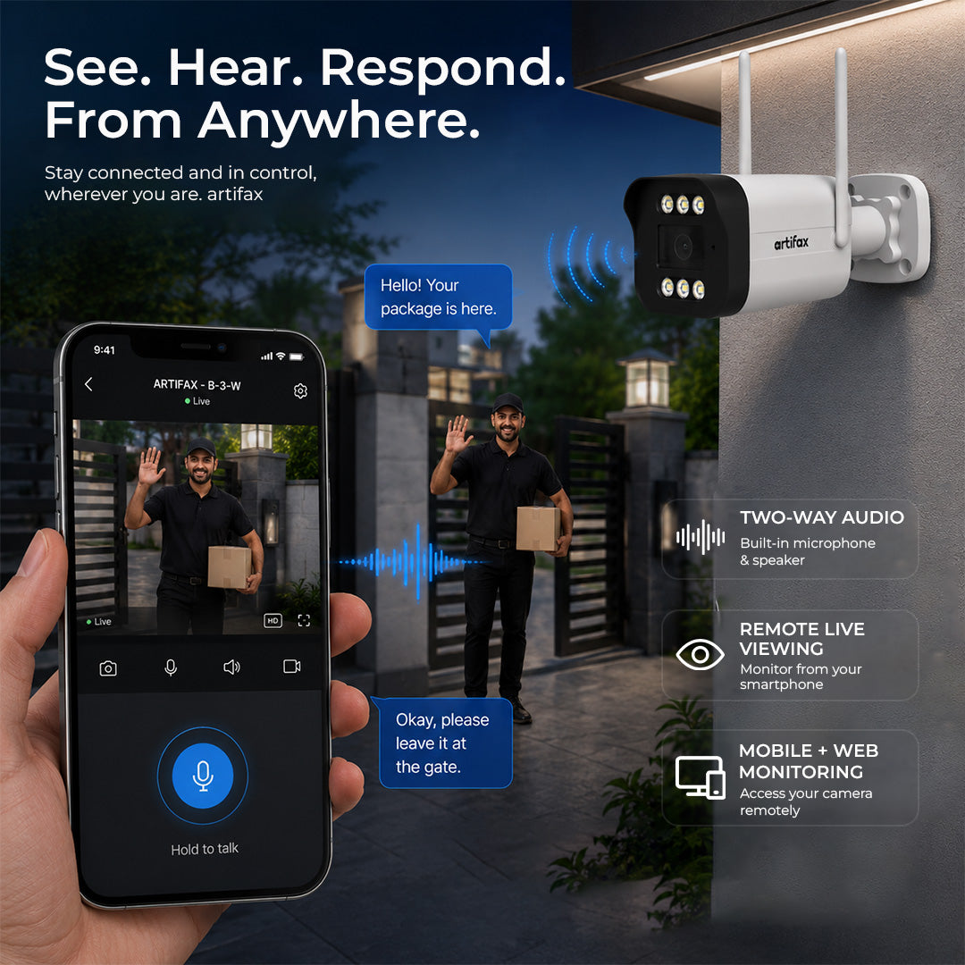 Artifax 3MP Wi-Fi Bullet All-Time Color Camera