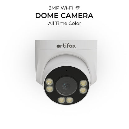 Artifax 3MP Wi-Fi Dome All-Time Color Camera
