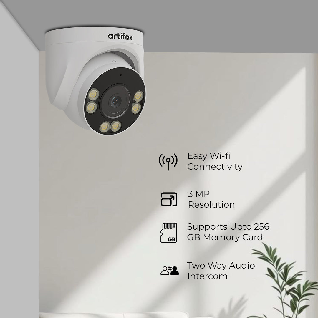 Artifax 3MP Wi-Fi Dome All-Time Color Camera