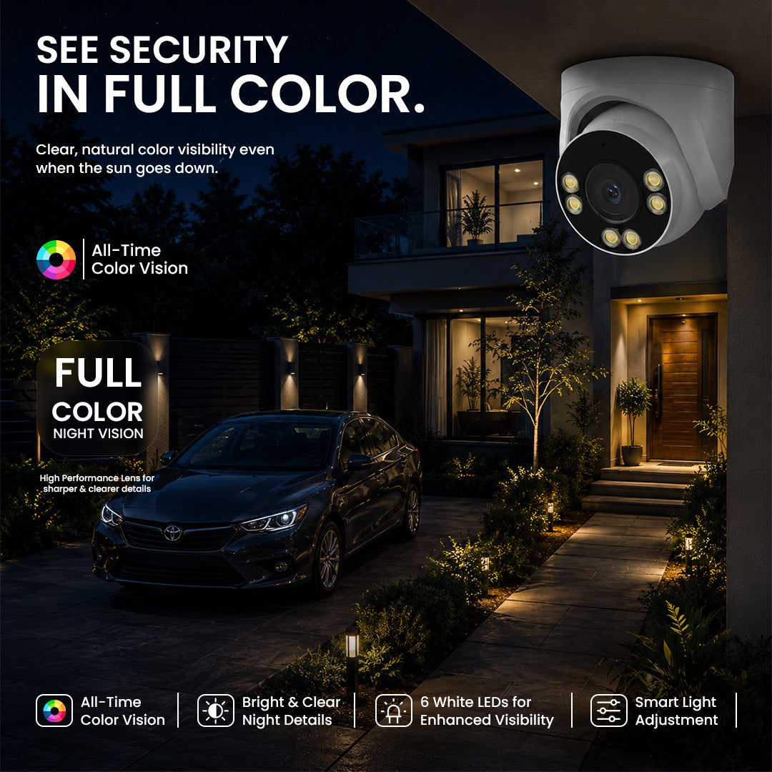Artifax 3MP Wi-Fi Dome All-Time Color Camera