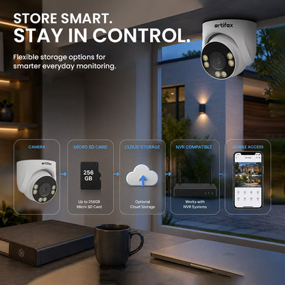 Artifax 3MP Wi-Fi Dome All-Time Color Camera