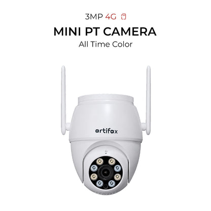 Artifax 3MP 4G Mini PT All-Time Color Camera
