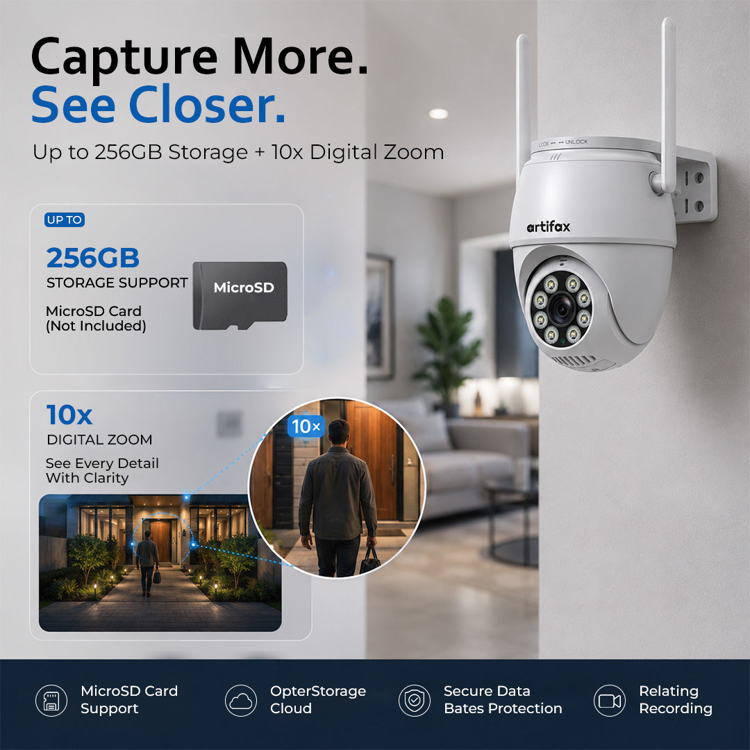 Artifax 3MP Wi-Fi Mini PT All-Time Color Camera