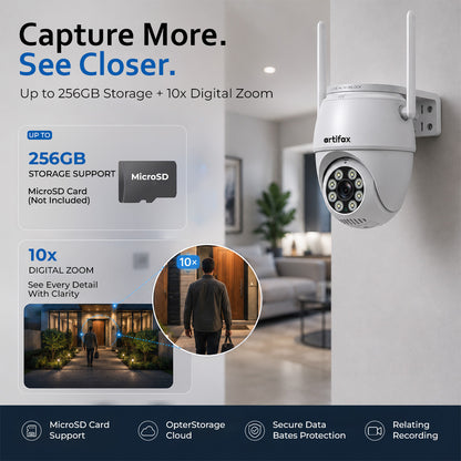 Artifax 3MP Wi-Fi Mini PT All-Time Color Camera