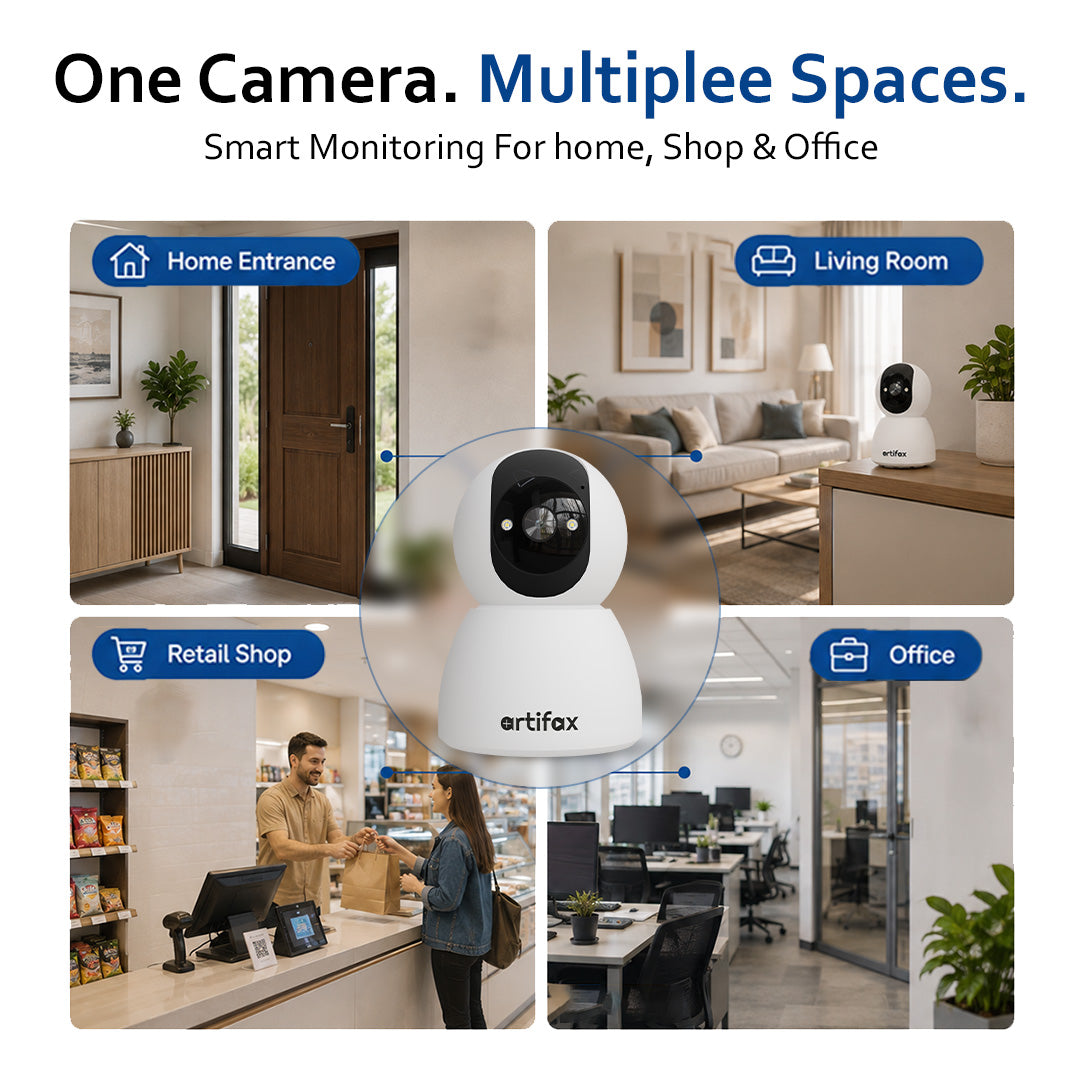 Artifax 3MP Wi-Fi All-Time Color Robot Camera