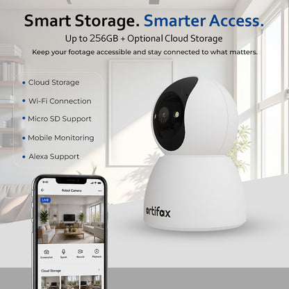 Artifax 3MP Wi-Fi All-Time Color Robot Camera