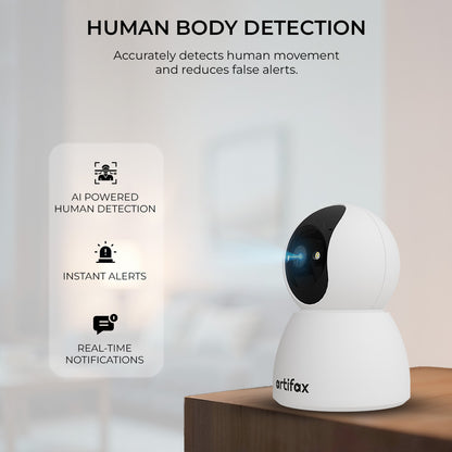 Artifax 3MP Wi-Fi All-Time Color Robot Camera