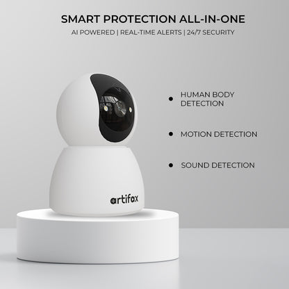 Artifax 3MP Wi-Fi All-Time Color Robot Camera