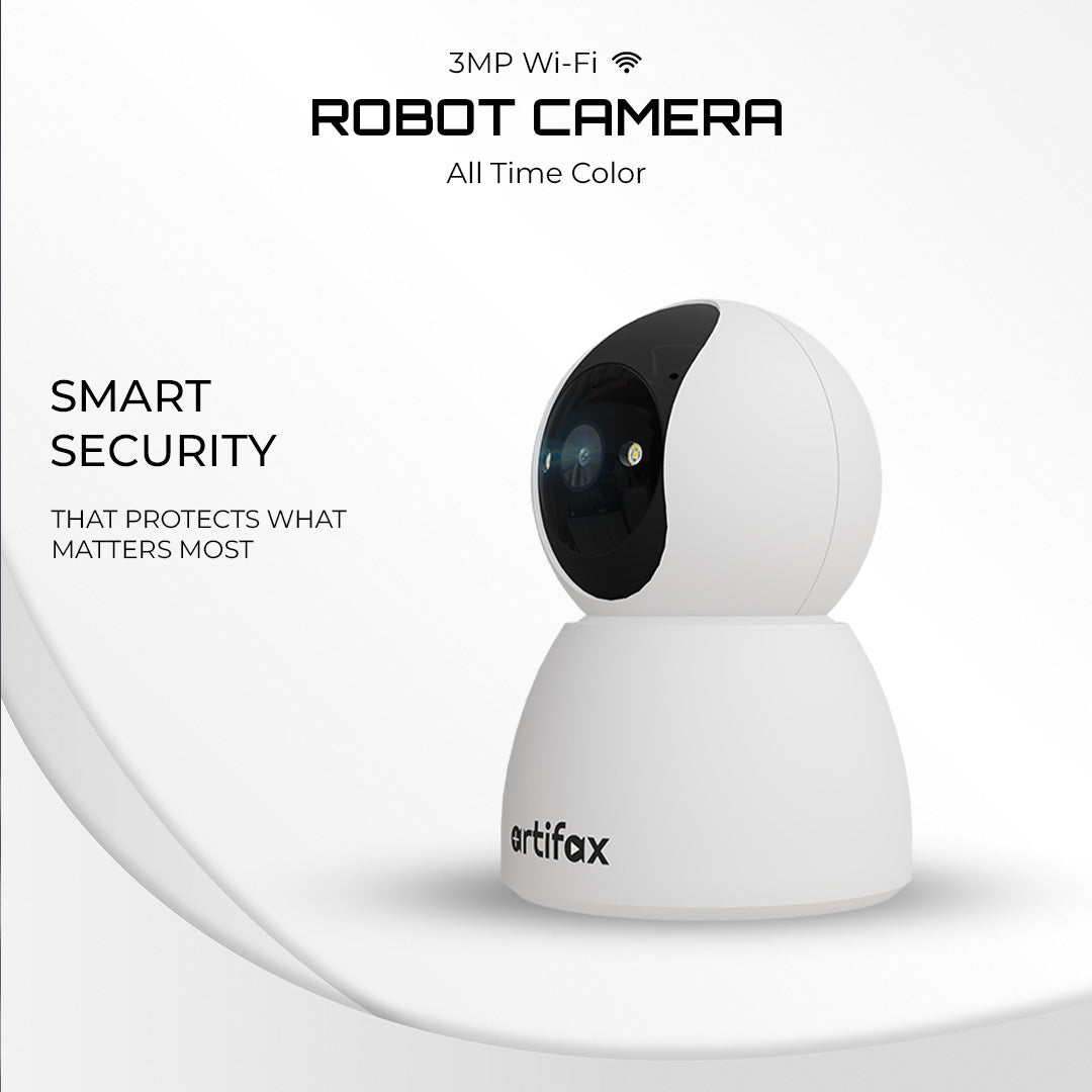 Artifax 3MP Wi-Fi All-Time Color Robot Camera