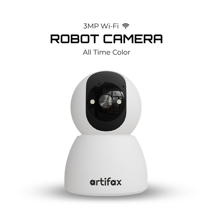 Artifax 3MP Wi-Fi All-Time Color Robot Camera