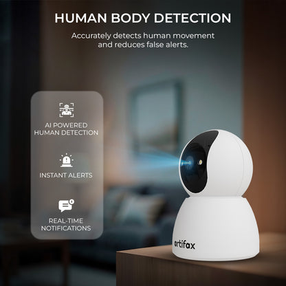 Artifax 3MP Wi-Fi All-Time Color Robot Camera