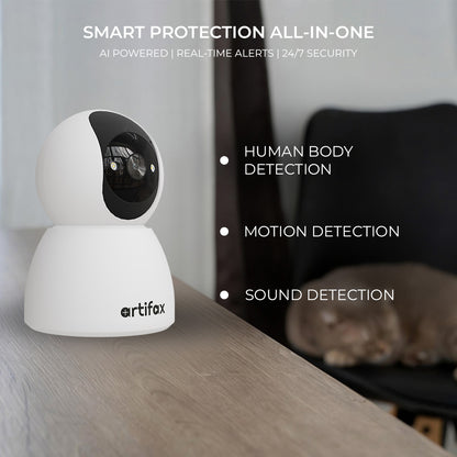 Artifax 3MP Wi-Fi All-Time Color Robot Camera