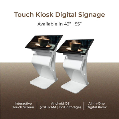 Digital KIOSK 43" and 55" (touch + Android 11 2/16GB)