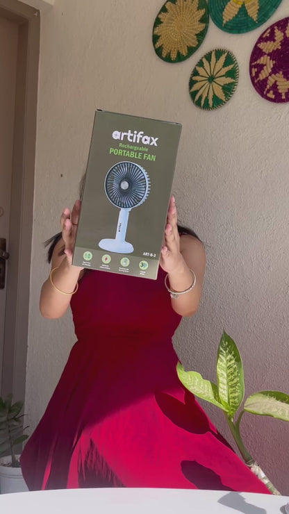 Artifax Rechargeable Portable Fan